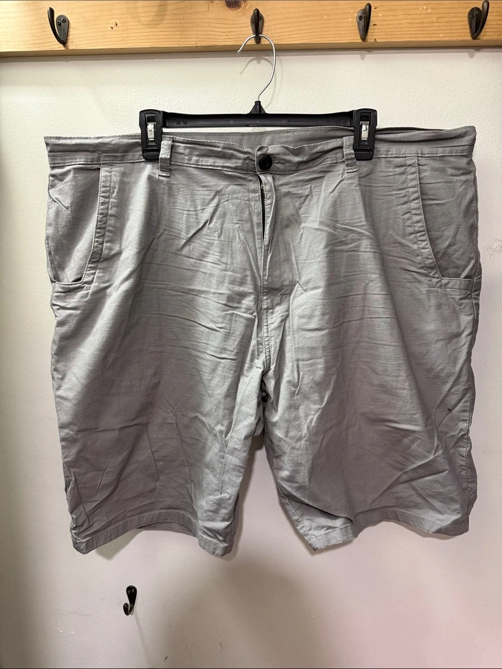 Dickies Light Gray Flat Front Men's Shorts